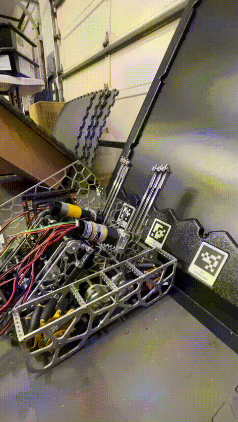 Borealis lift, bench test against a wall