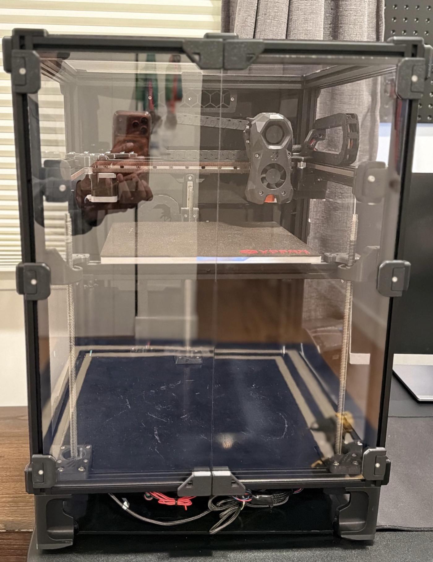 CoreXY printer, full enclosure front view
