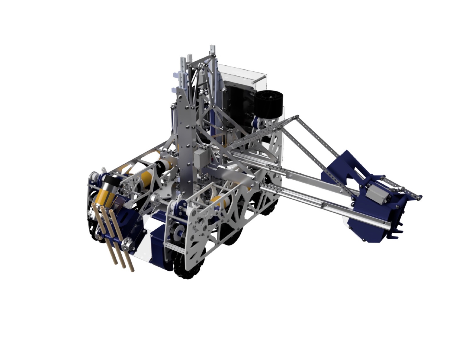 Whirlpool competition robot render